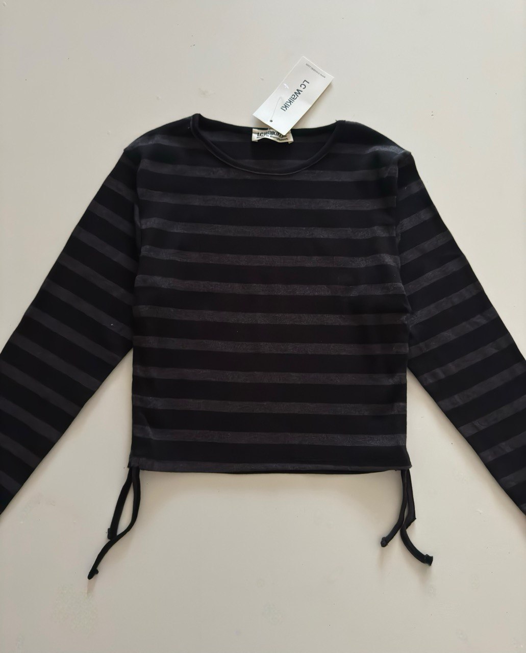 کراپ تیشرت آستین بلند