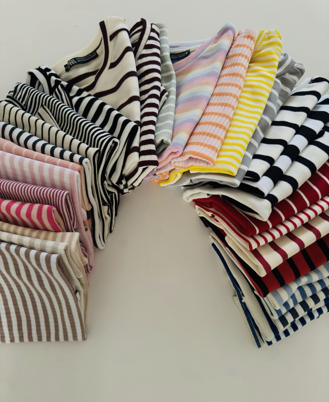 کراپ تیشرت راه راه ۳